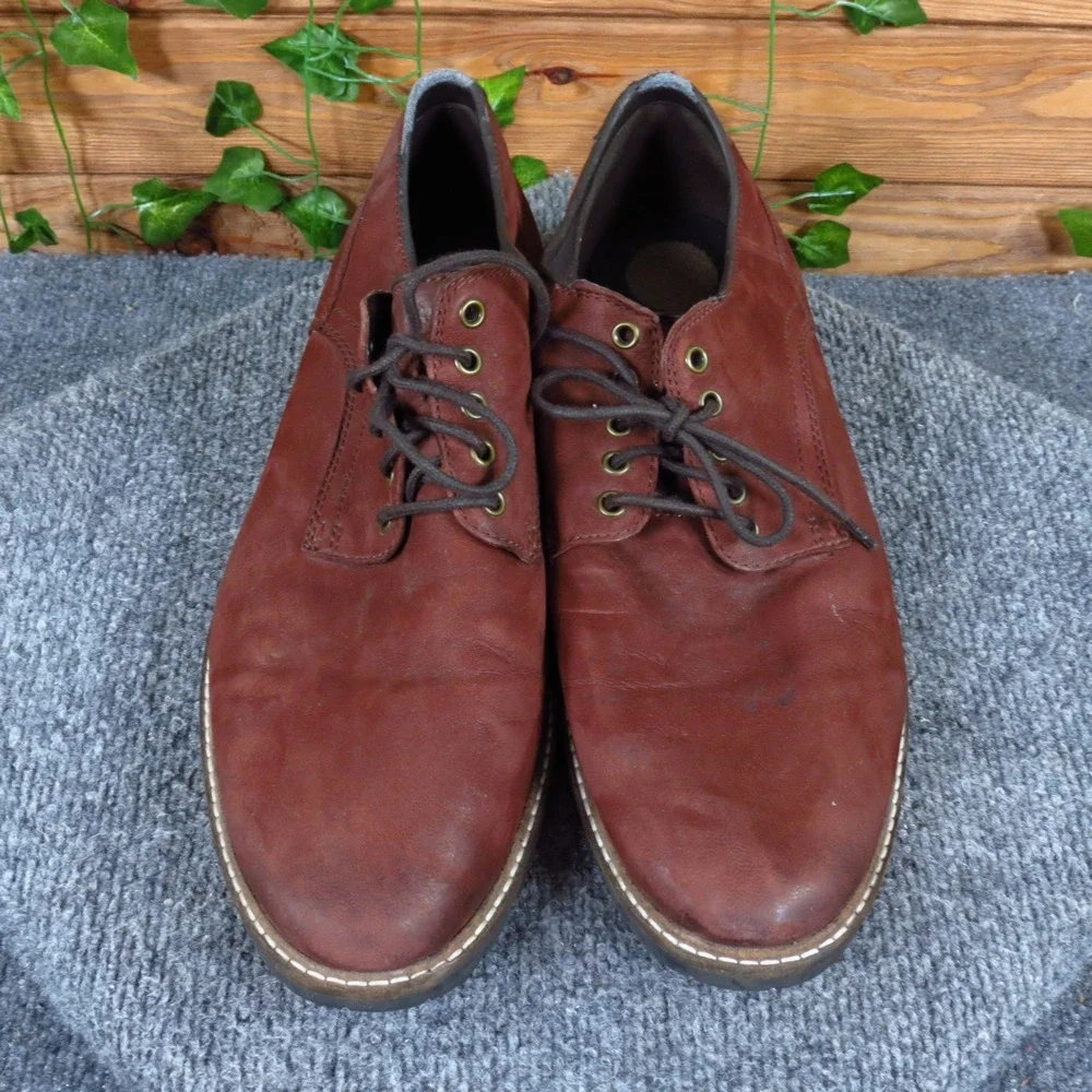 Cole Haan Nathan Mens Derby Shoe Size 12 Dress Work Brown Leather C30634